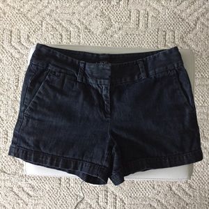 Ann Taylor Loft Dark Denim Shorts